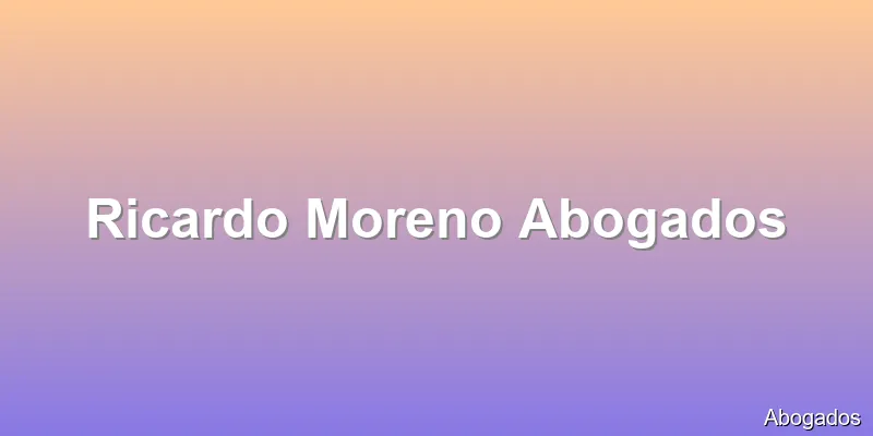Ricardo Moreno Abogados