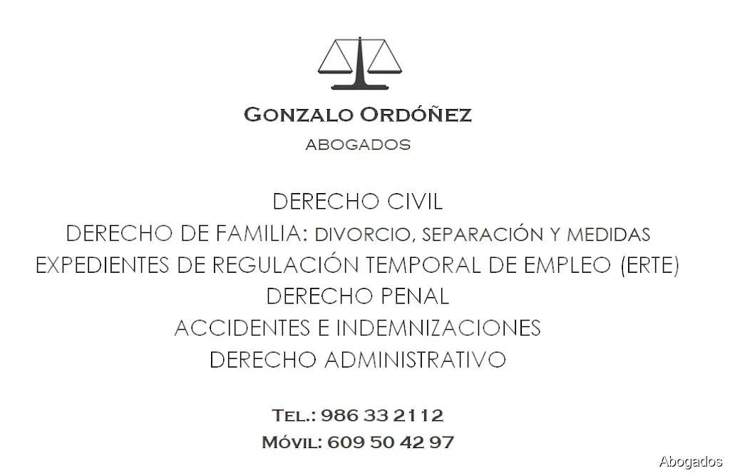 Gonzalo J. Ordóñez Puime Abogados