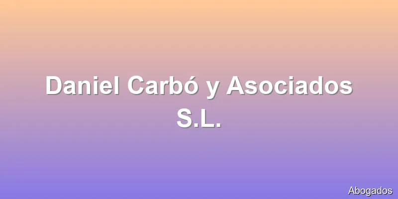 Daniel Carbó y Asociados S.L.
