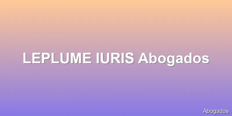 LEPLUME IURIS Abogados