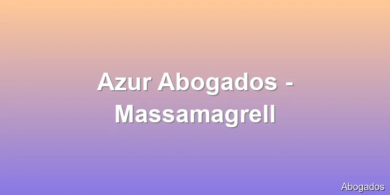 Azur Abogados - Massamagrell