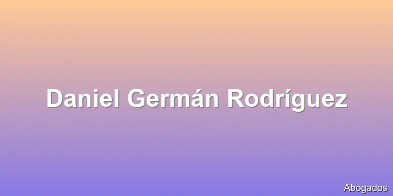 Daniel Germán Rodríguez