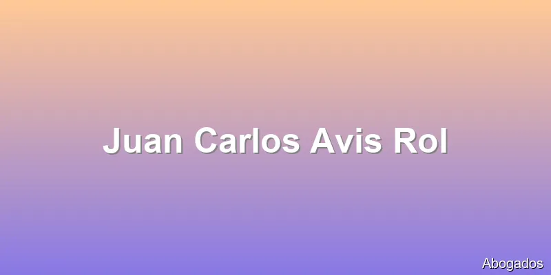 Juan Carlos Avis Rol