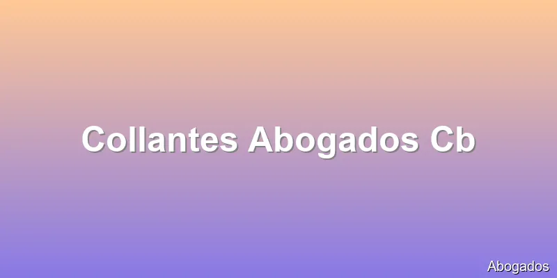 Collantes Abogados Cb