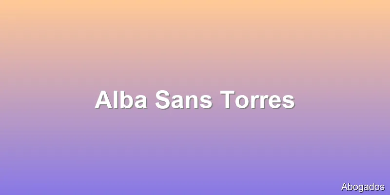 Alba Sans Torres