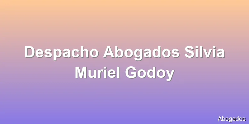Despacho Abogados Silvia Muriel Godoy