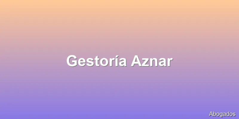 Gestoría Aznar