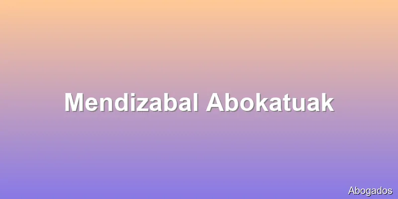 Mendizabal Abokatuak