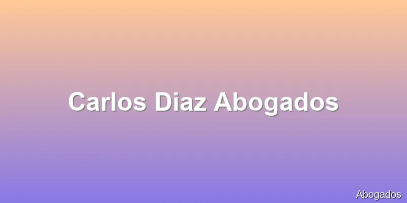 Carlos Diaz Abogados