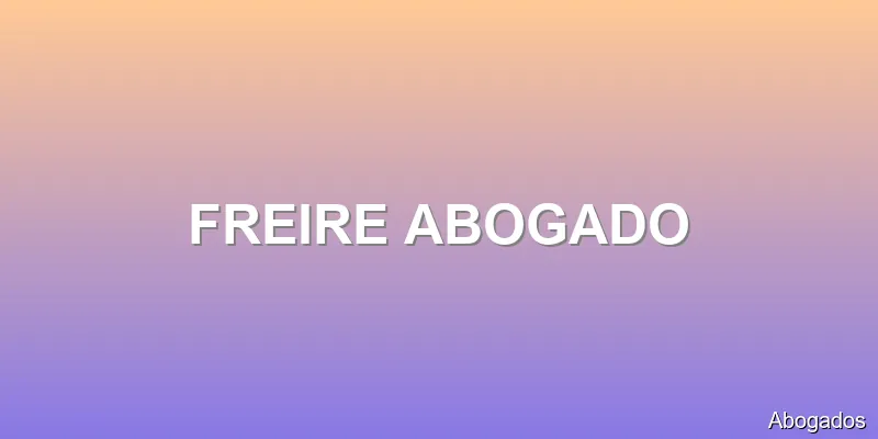FREIRE ABOGADO