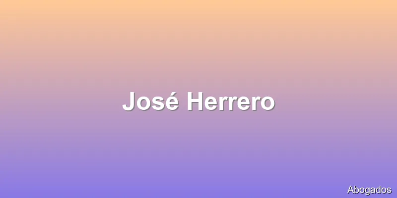 José Herrero