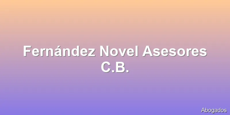 Fernández Novel Asesores C.B.