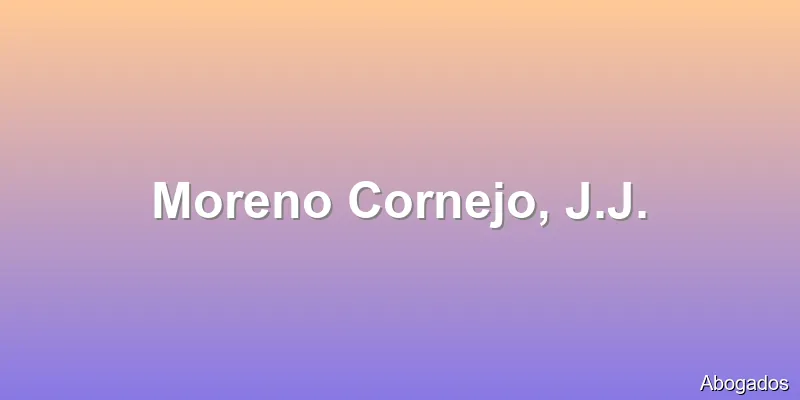 Moreno Cornejo, J.J.
