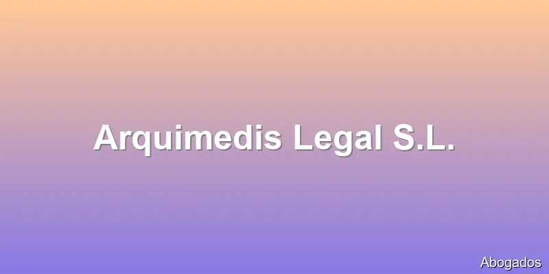 Arquimedis Legal S.L.