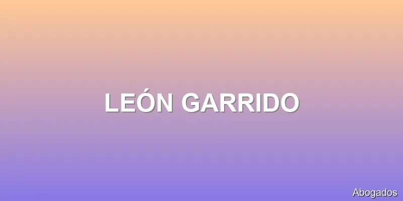 LEÓN GARRIDO