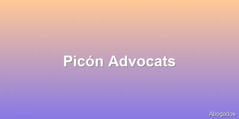 Picón Advocats