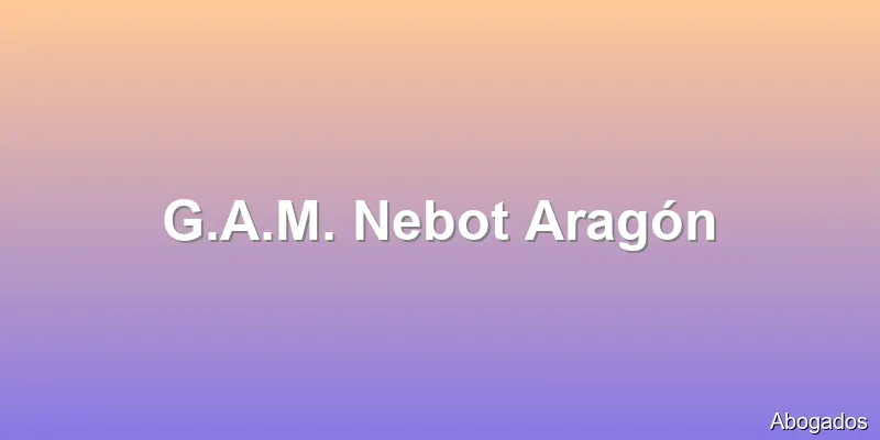 G.A.M. Nebot Aragón