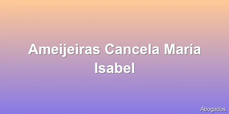 Ameijeiras Cancela María Isabel