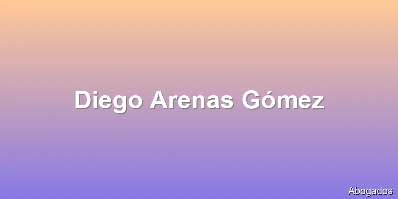 Diego Arenas Gómez