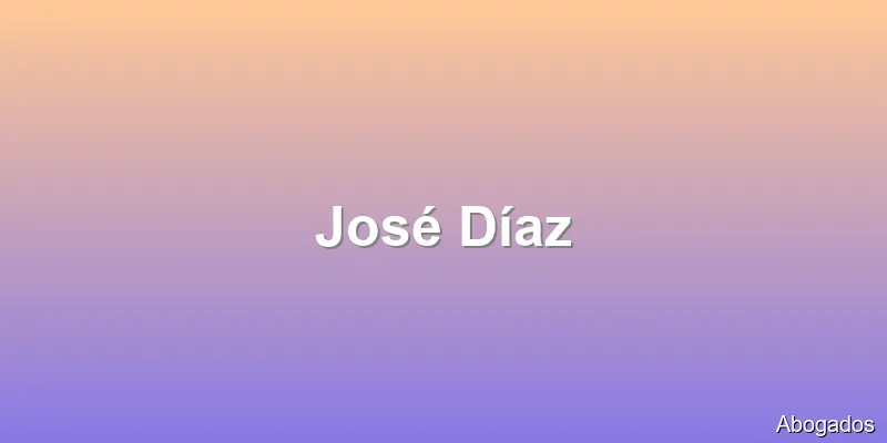 José Díaz