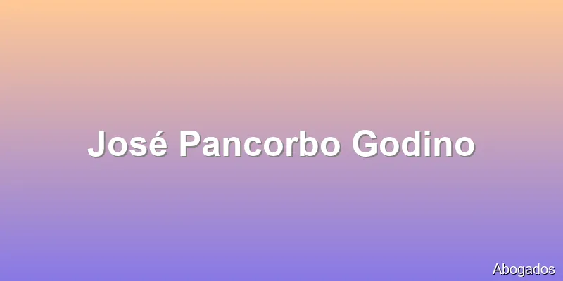 José Pancorbo Godino