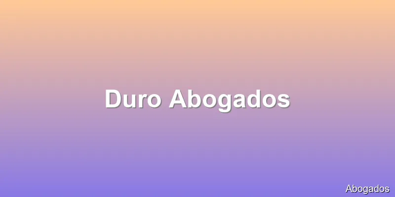 Duro Abogados