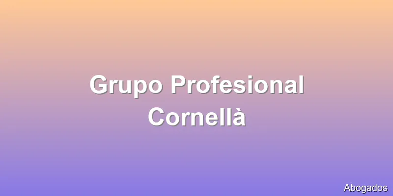 Grupo Profesional Cornellà