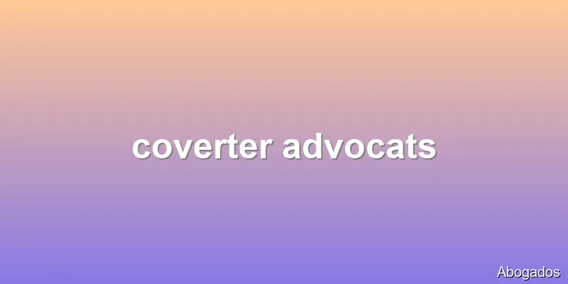 coverter advocats