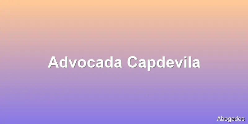 Advocada Capdevila