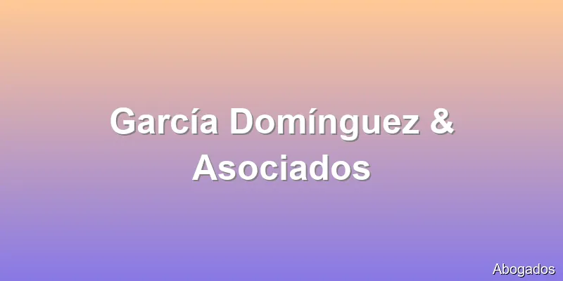 García Domínguez & Asociados
