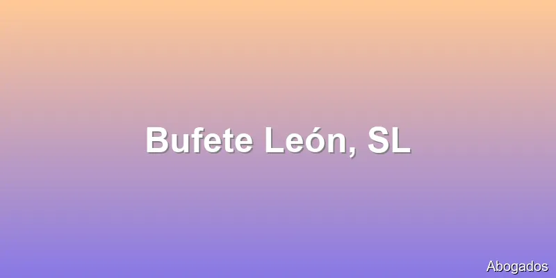 Bufete León, SL