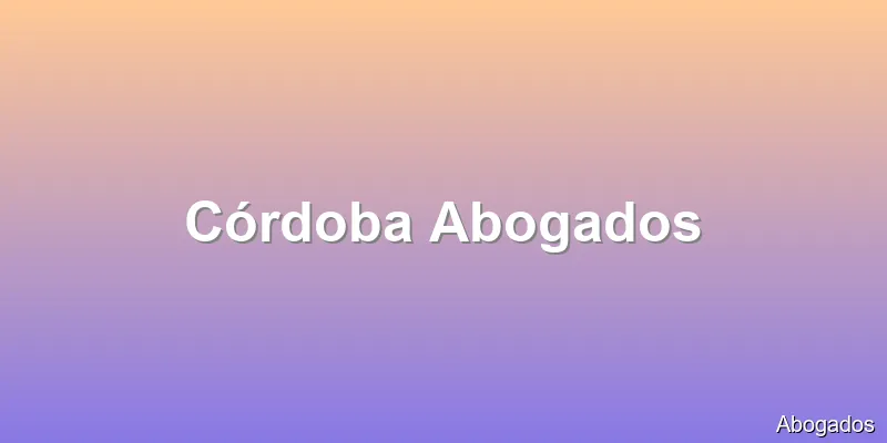 Córdoba Abogados
