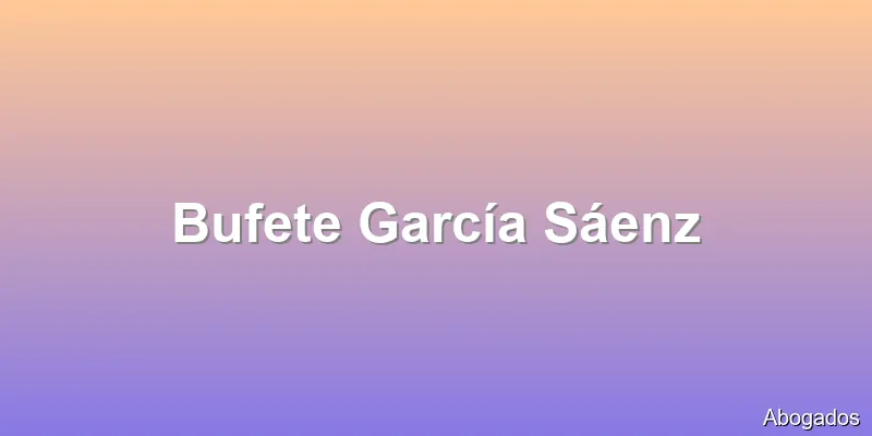 Bufete García Sáenz