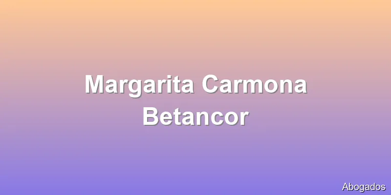 Margarita Carmona Betancor