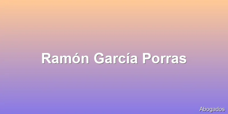 Ramón García Porras