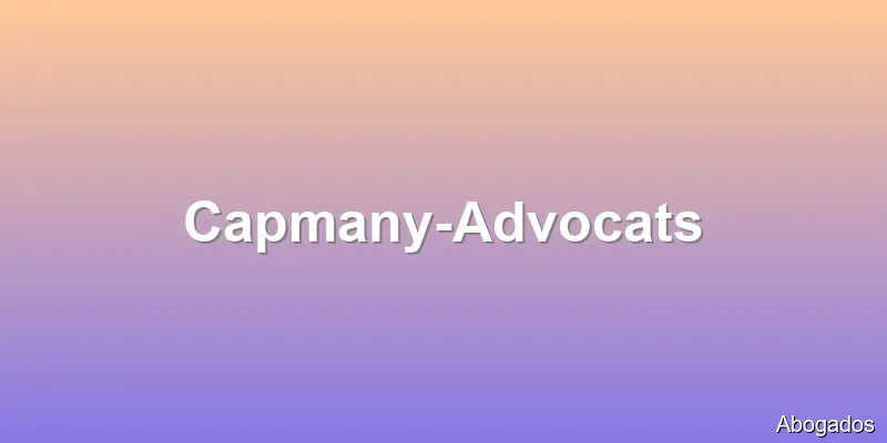 Capmany-Advocats