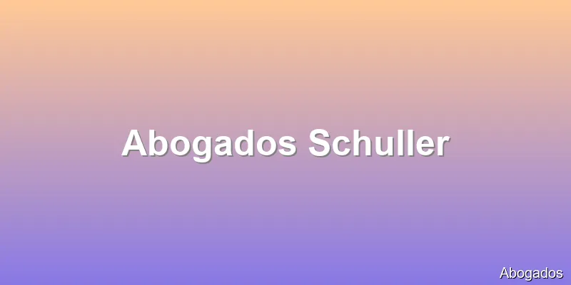 Abogados Schuller