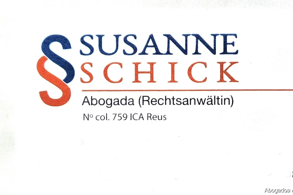Susanne Schick | Abogada (Rechtsanwältin)