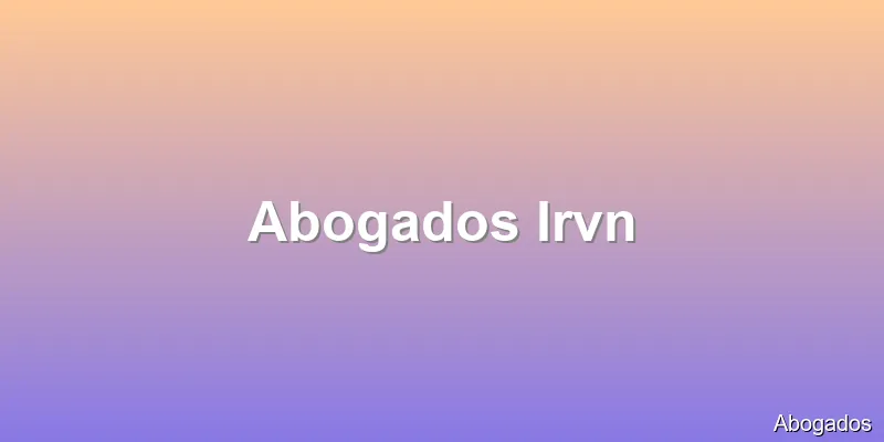 Abogados Irvn