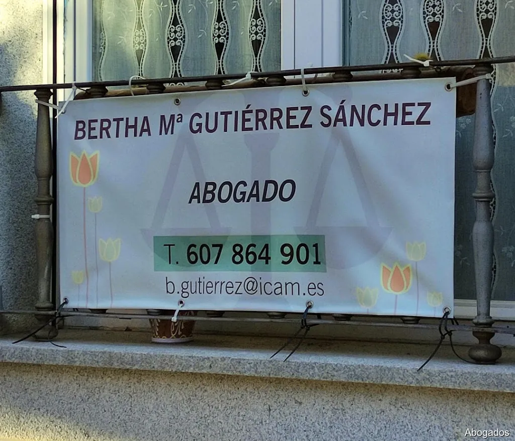 Bertha Mª Gutiérrez Sánchez, abogada
