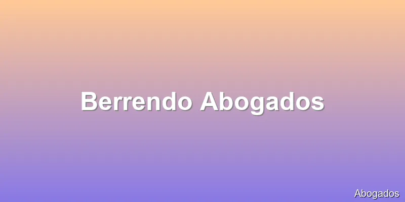 Berrendo Abogados