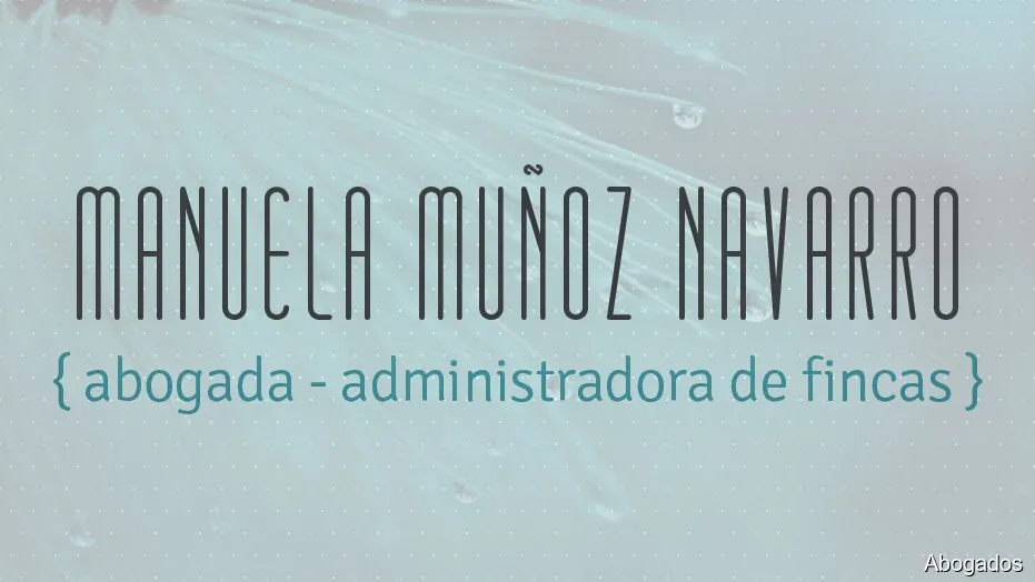 Manuela Muñoz _abogada-administración de fincas