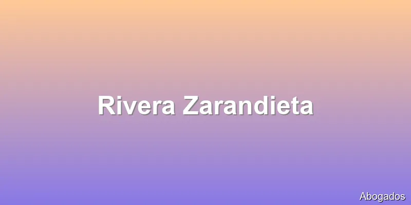 Rivera Zarandieta