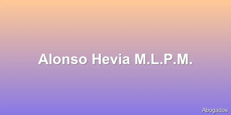Alonso Hevia M.L.P.M.