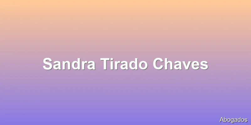 Sandra Tirado Chaves