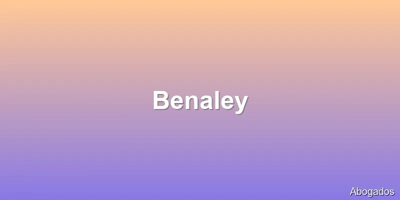 Benaley