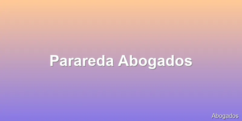 Parareda Abogados