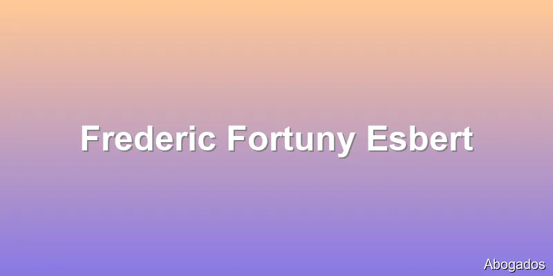 Frederic Fortuny Esbert