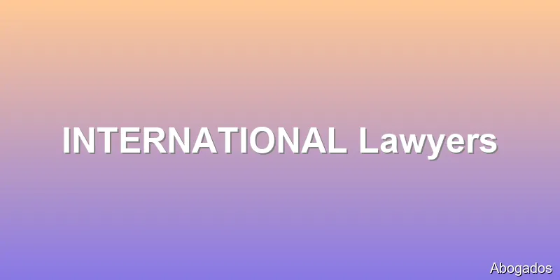 INTERNATIONAL Lawyers
