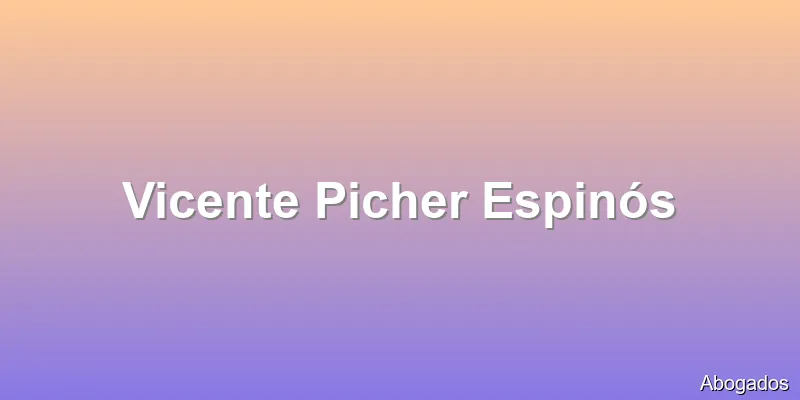 Vicente Picher Espinós